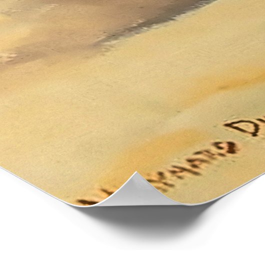 "Trail Herd" Westerne kunst van Maynard Dixon Poster (Hoek)