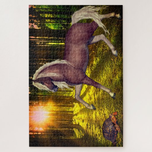 Trail Horse Sun Legpuzzel (Verticaal)