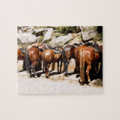 Trail Horses Puzzle Legpuzzel (Horizontaal)