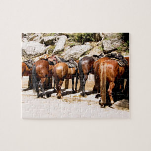 Trail Horses Puzzle Legpuzzel