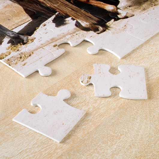 Trail Horses Puzzle Legpuzzel (Zijkant)