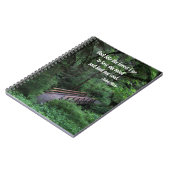 Trail in Forest John Muir Quote Notitieboek (Linkerzijde)