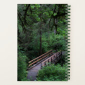 Trail in Forest John Muir Quote Notitieboek (Achterkant)