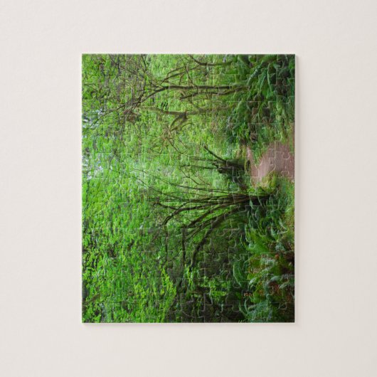Trail in het mammoetbos legpuzzel (Verticaal)