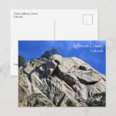 Trail in Jefferson County, Colorado Briefkaart (Voorkant / Achterkant)