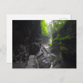 Trail in Watkins Glen, New York Briefkaart (Voorkant / Achterkant)