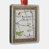 TRAIL MAP KT KNOBSTONE TRAIL DEAM AAN DELANEY METALEN ORNAMENT (Rechts)