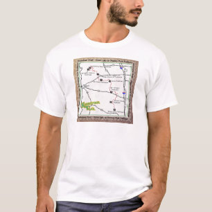 TRAIL MAP KT KNOBSTONE TRAIL DEAM AAN DELANEY T-SHIRT
