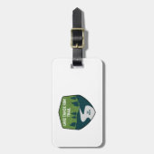 Trail meer Tahoe Rim Bagagelabel (Voorkant verticaal)