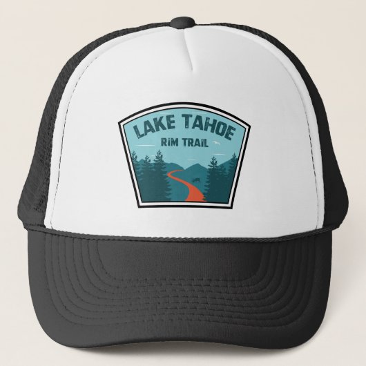 Trail meer Tahoe Rim Trucker Pet (Voorkant)