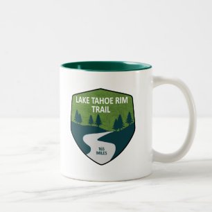 Trail meer Tahoe Rim Tweekleurige Koffiemok