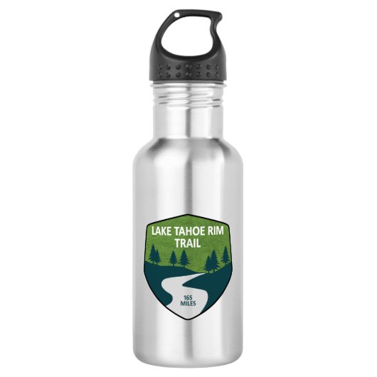 Trail meer Tahoe Rim Waterfles (Voorkant)