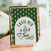 Trail Mix Bar One Happy Camper verjaardag Poster