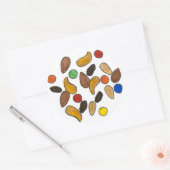 Trail Mix Camping Summer Camp Snack Food Nuts Ronde Sticker (Envelop)