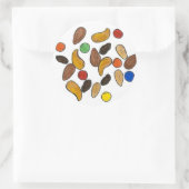 Trail Mix Camping Summer Camp Snack Food Nuts Ronde Sticker (Tas)
