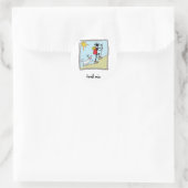 "Trail Mix" Ronde Sticker (Tas)