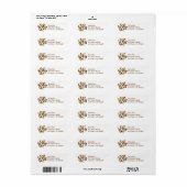 Trail Mix Snack Return Address Labels (Full Sheet)