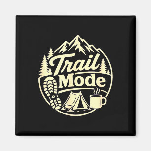 Trail mode wandelen outdoor mannen vrouwen magneet