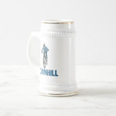 Trail Mountain Biker Downhill Bierpul (Voorkant links)