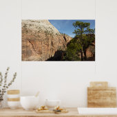 Trail naar Angels Landing in Zion National Park Poster (Keuken)