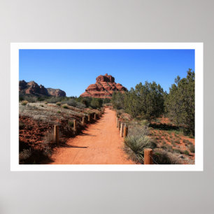 Trail naar Bell Rock Poster