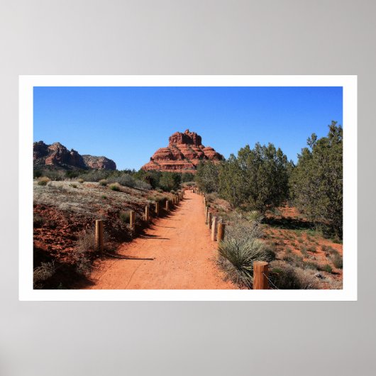 Trail naar Bell Rock Poster (Voorkant)