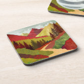 Trail naar de hemel bier onderzetter (Linkerzijde)