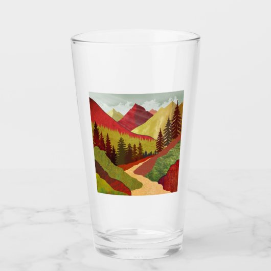 Trail naar de hemel glas (Voorkant)