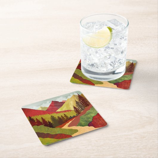 Trail naar de hemel kartonnen onderzetters (Insitu)