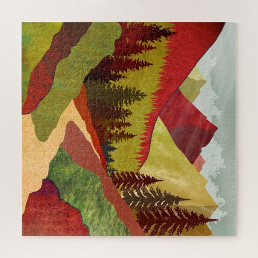 Trail naar de hemel legpuzzel (Horizontaal)