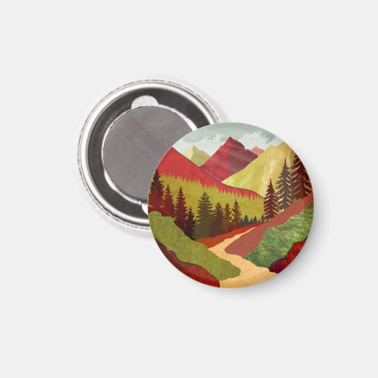 Trail naar de hemel magneet (Voorkant / Achterkant)