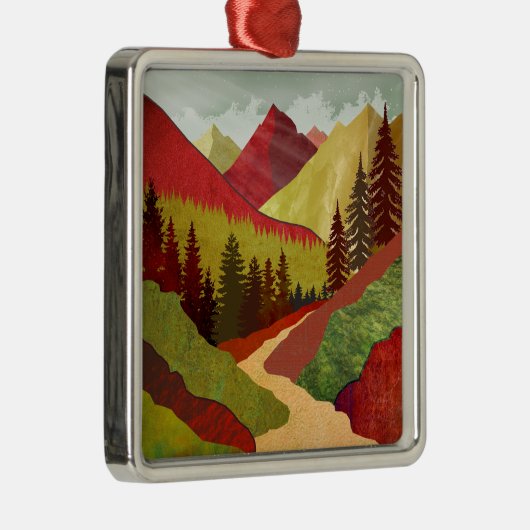 Trail naar de hemel metalen ornament (Rechts)