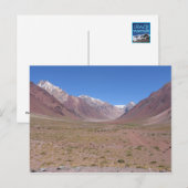 Trail naar het Aconcagua-gebergte in Argentinië Briefkaart (Voorkant / Achterkant)