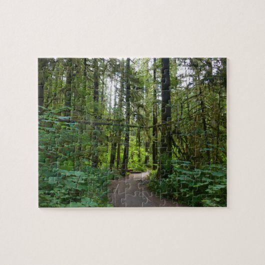 Trail naar Marymere Falls I Legpuzzel (Horizontaal)