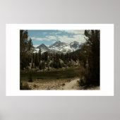 Trail naar Morgan Pass. Hoge Sierra Poster (Voorkant)