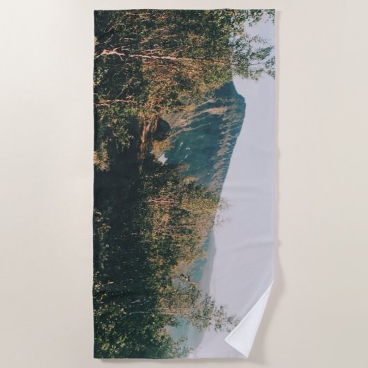 Trail naar Mount Kebnekaise - Kiruna - Zweden Strandlaken (Voorkant)