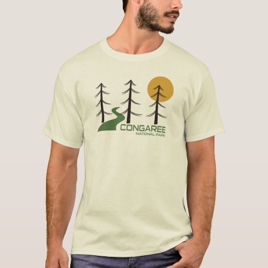 Trail Nationaal Park Congaree T-shirt (Voorkant)