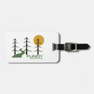 Trail nationaal park Fundy Bagagelabel