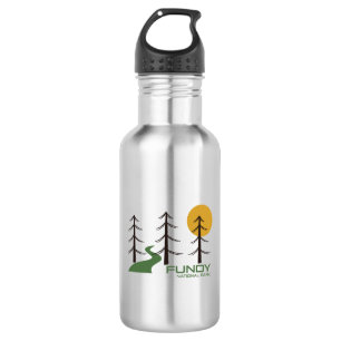 Trail nationaal park Fundy Waterfles