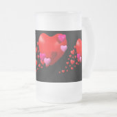 Trail of Hearts - Matglas Bierpul (Voorkant rechts)
