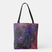 Trail of Stars Paard Tote Bag (Achterkant)