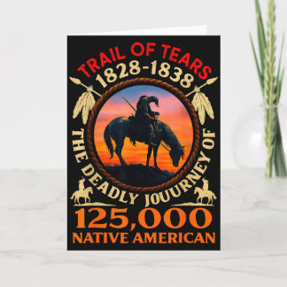 Trail Of Tears 1828-1838 Inheemse Amerikaanse Gesc Kaart