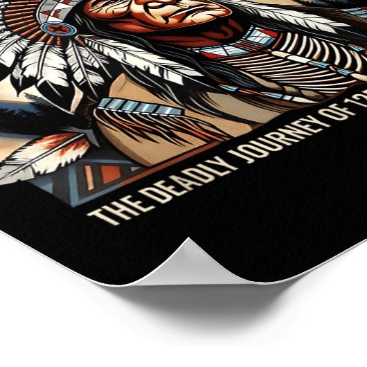 Trail Of Tears Memorial Native American Poster (Hoek)