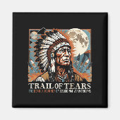 Trail of Tears Memorial voor de Amerikaanse indian Magneet (Voorkant)