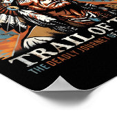 Trail of Tears Memorial voor de Amerikaanse indian Poster (Hoek)