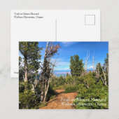 Trail op Mount Howard, OF Briefkaart (Voorkant / Achterkant)