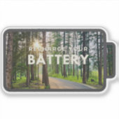 Trail Oplaadsticker Sticker (Voorkant)