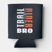 Trail Rider Biker Bro Custom Family Cyclist Blikjeskoeler (Voorkant)