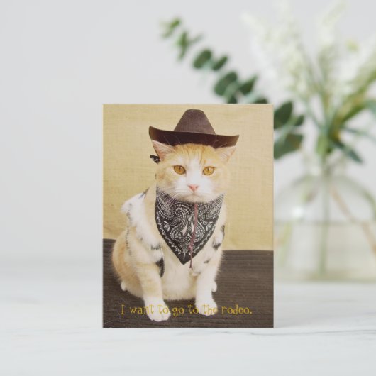 Trail Rider Bubba Briefkaart (Staand voorkant)