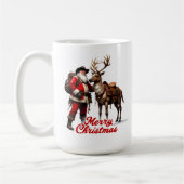 Trail Rider Santa and Reindeer Koffiemok (Links)